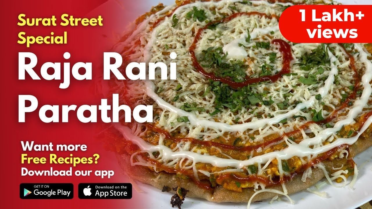 Surat Street Food Special Raja Rani Paratha Detailed Recipe | गुजरात/सूरत स्पेशल, राजा-रानी परांठा