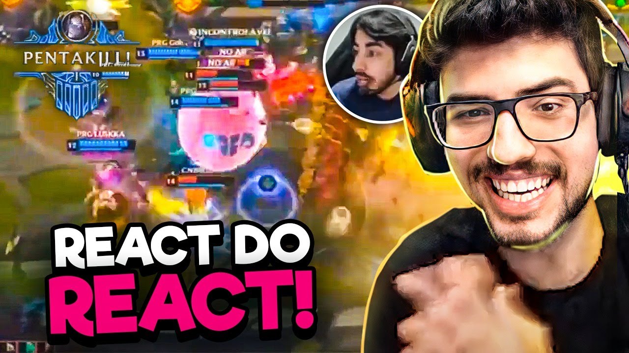 O DIA QUE O BAIANO QUASE FOI DE BASE! REAGINDO AO REACT DO CBLOL!