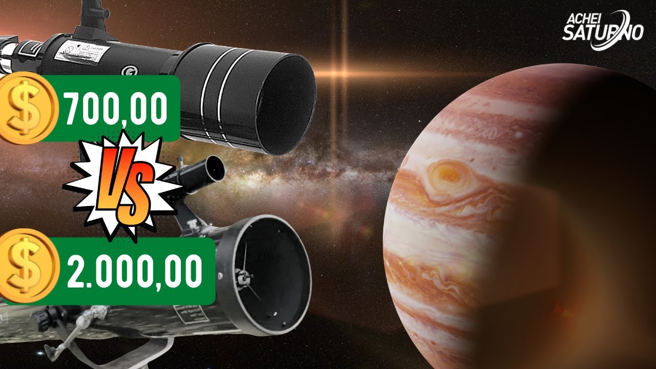 COMPARA&Ccedil;&Atilde;O DE J&Uacute;PITER PELOS TELESC&Oacute;PIOS REFLETOR E REFRATOR