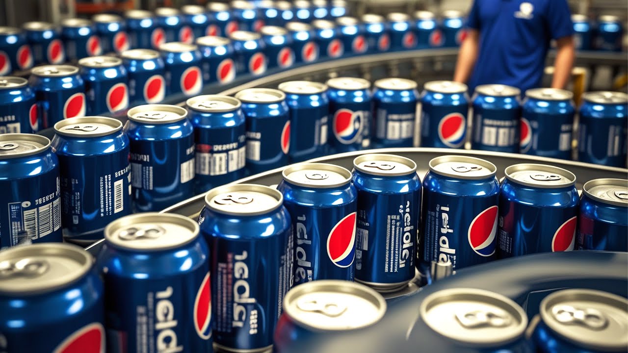 Wie Pepsi in der Fabrik hergestellt wird | Erstaunliche Produktionslinie von Pepsi