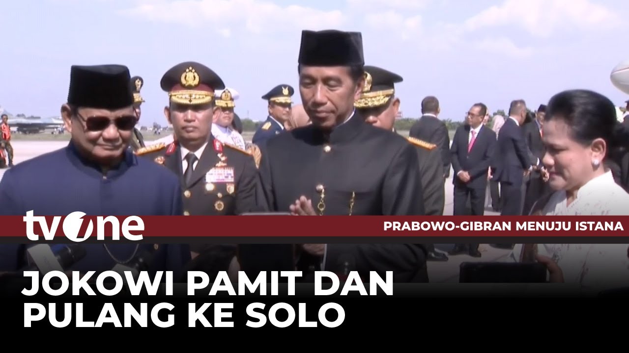 Presiden Prabowo Mengantar Jokowi Pulang ke Solo | tvOne