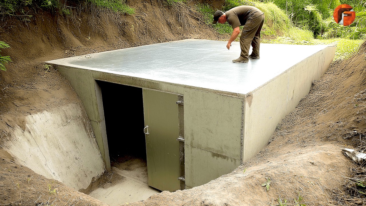 Man Builds a $5000 Underground Bunker in His Backyard | Full Step-by-Step Guide by @🔨БЮДЖЕТНЫЙ ВАРИАНТ📏