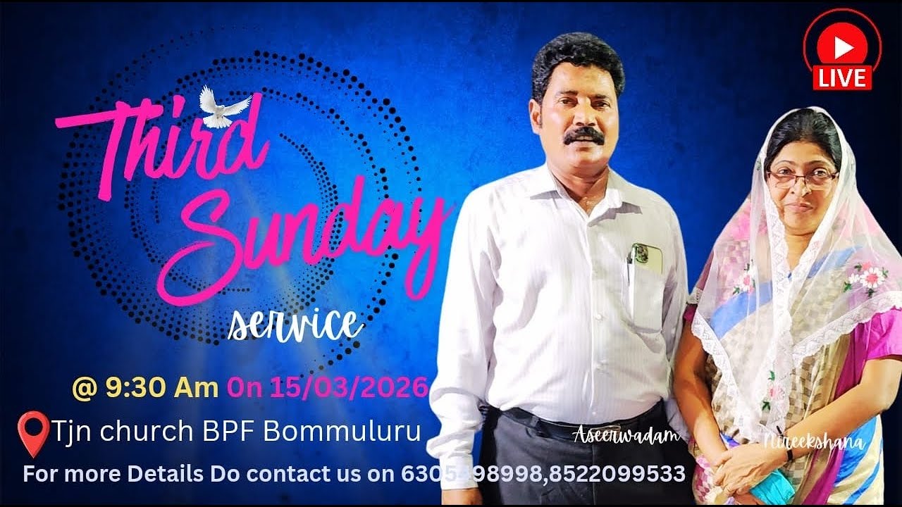 TJNchurchofficial I יְהוָה נִסִּי's Live  THE THIRD SUNDAY SERVICE LIVE WORSHIP PART -2