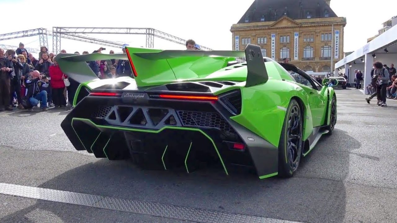 Lamborghini VENENO Roadster LOUD Exhaust SOUND - Start Up, REVS and Driving!!