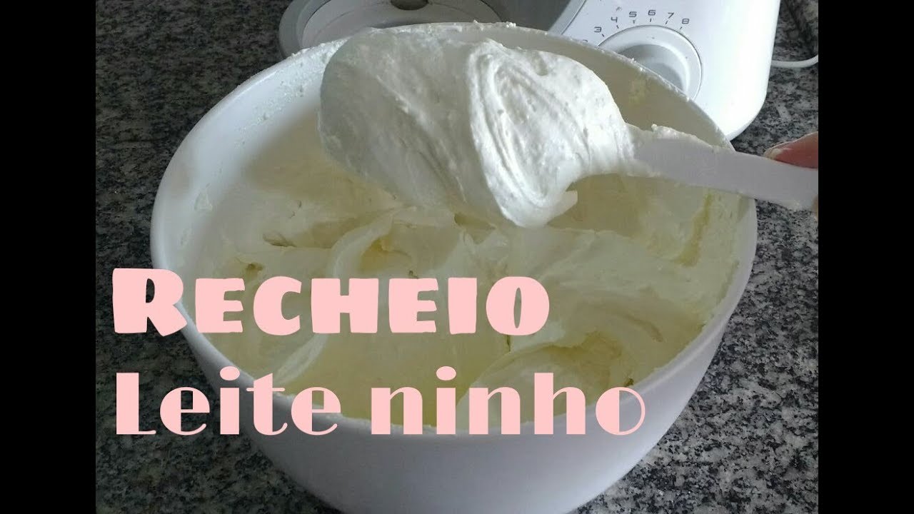 Recheio de leite ninho para bolos e tortas