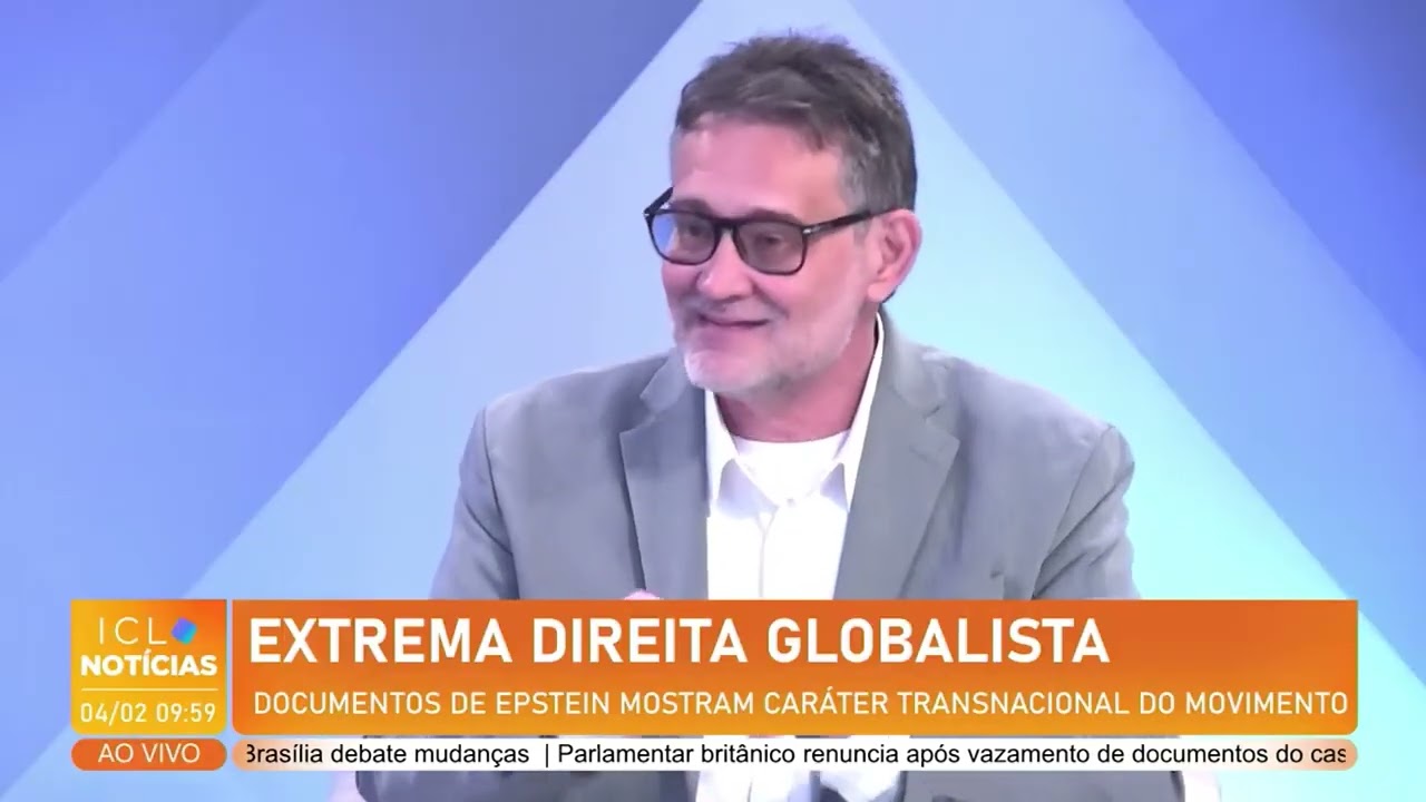 Castro Rocha: Documentos Epstein mostram caráter transnacional da extrema direita