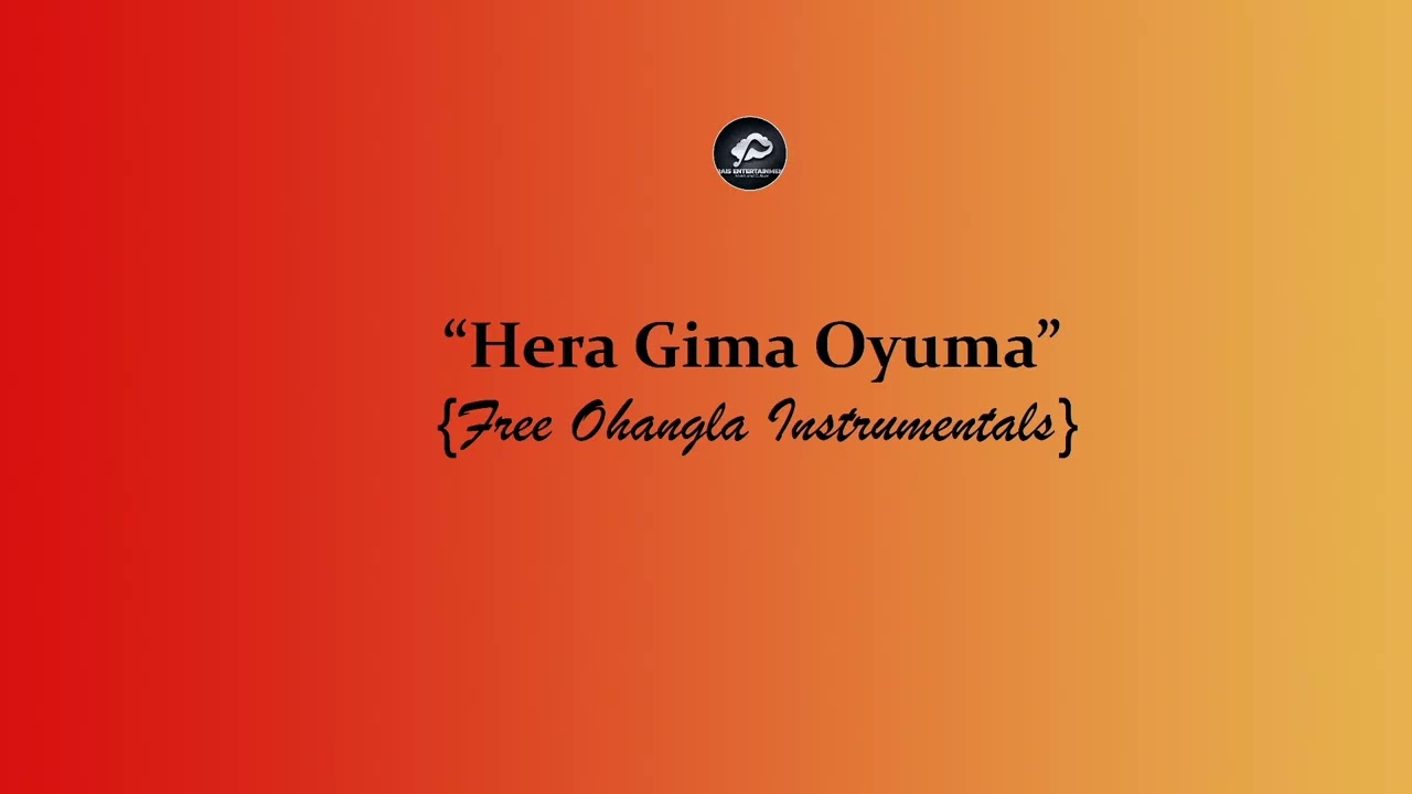 New Ohangla Instrumentals "Hera Gima Oyuma" "Prince Indah Beat Type" (Rais Entertainment Studio )