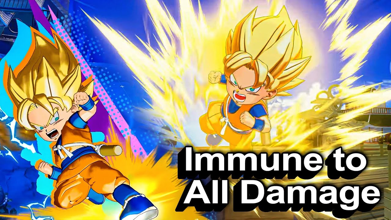 SSJ Daima Goku is COMPLETELY IMMUNE To Damage! - Dragon Ball Gekishin Squadra