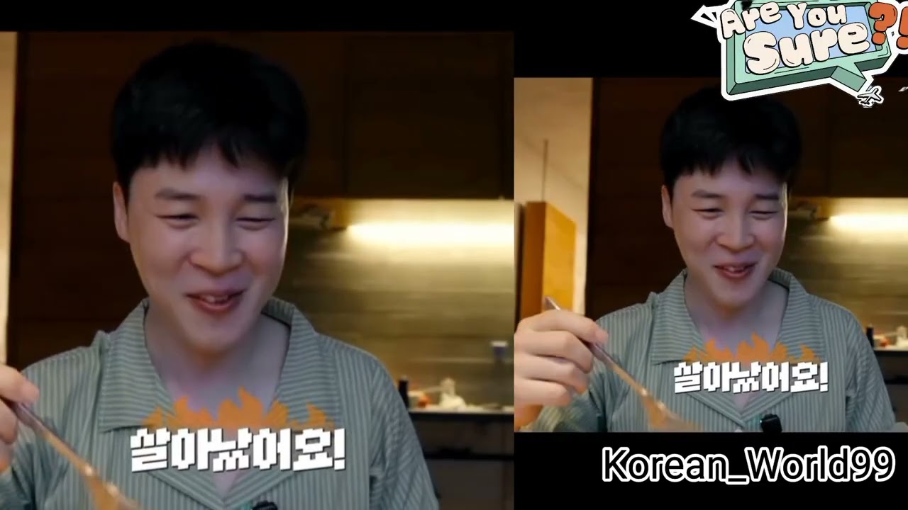 Jungkook Cooking pasta three times for Jimin || Are you sure||