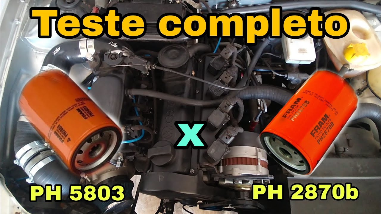 Qual o melhor filtro de óleo motor AP? Fram ph 2870b ou Fram ph 5803? teste completo de pressão.