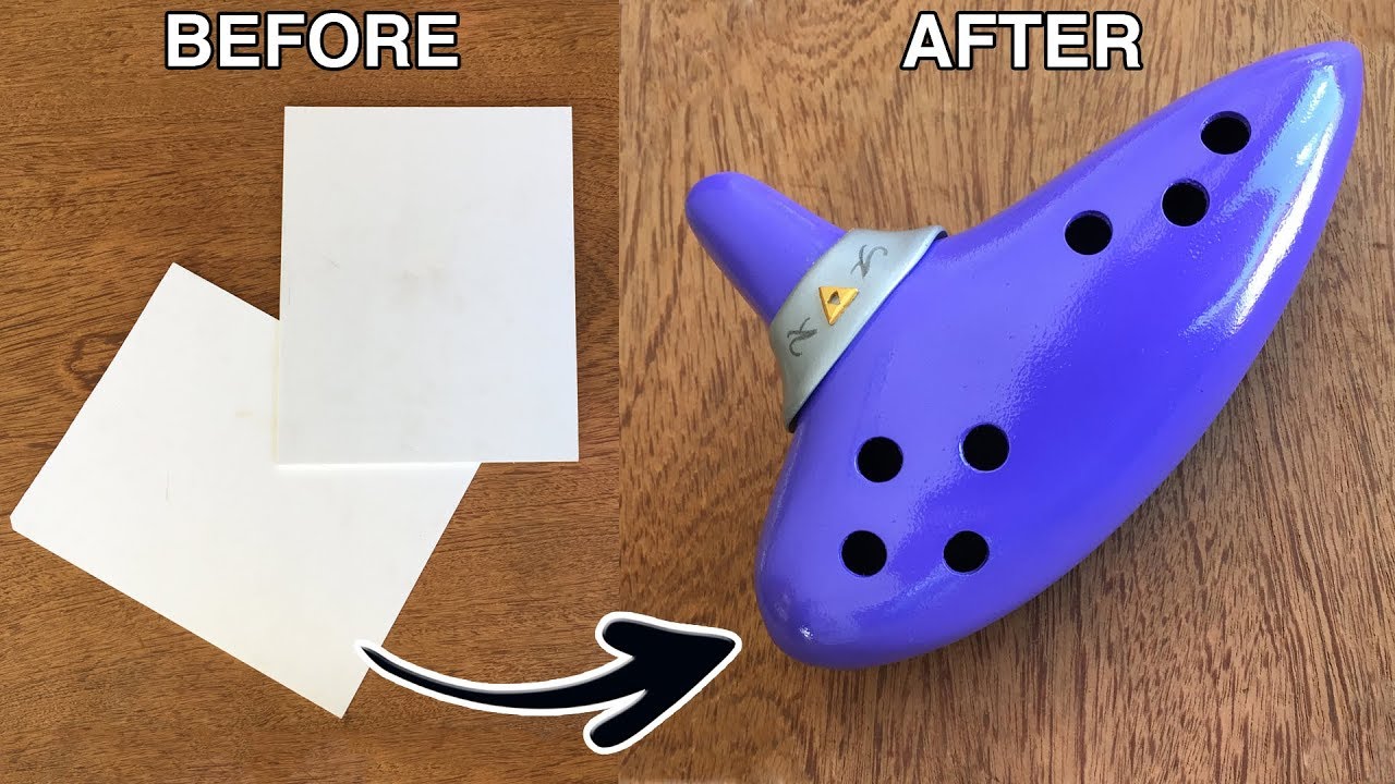 I made an Ocarina of Time replica using two pieces of plastic - Laguardia Creations