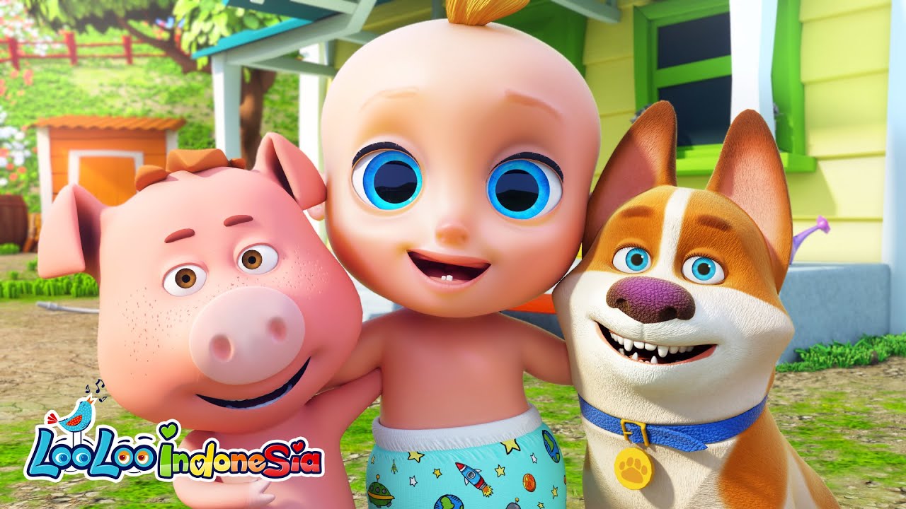 🐵 Suara Hewan untuk Anak | Lagu Belajar Binatang Seru – LooLoo Bahasa Indonesia 🎶🌟