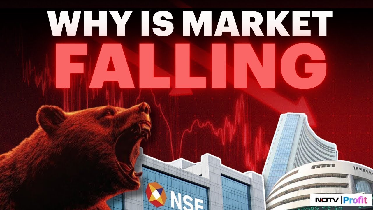 Stock Market Fall LIVE | Why Is Stock Market Falling Today? | Why Is Market Down Today