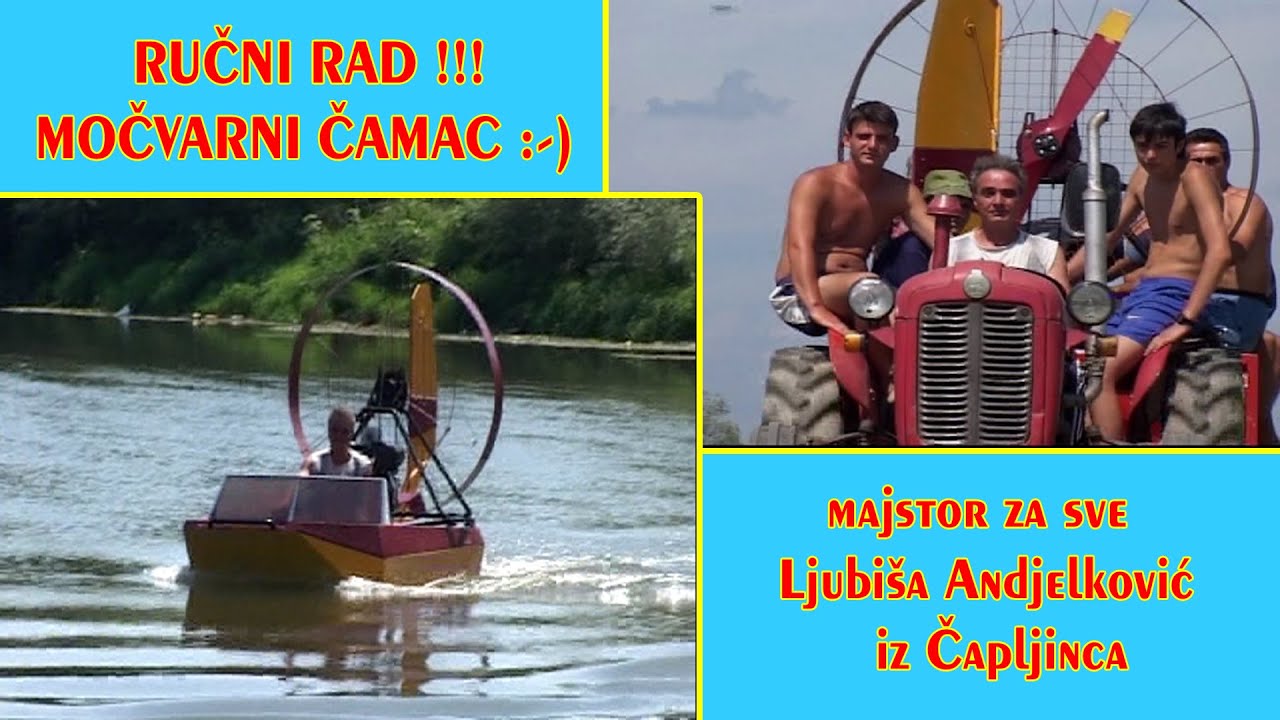 NAPRAVIO MOČVARNI ČAMAC  - LJUBIŠA IZ ČAPLJINCA emisija PROMAJA 2005.