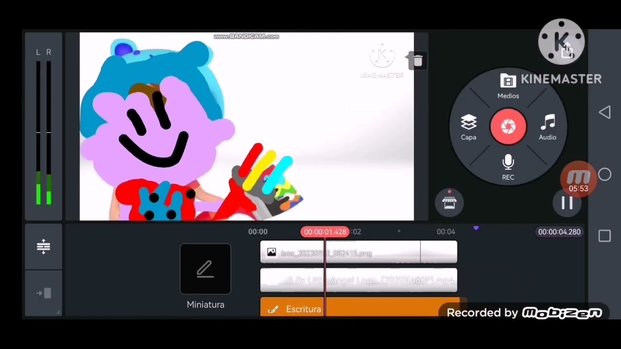 little angel logo remake Speedrun KineMaster part 1