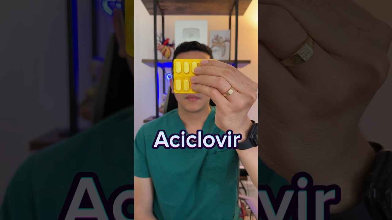 Aciclovir, medicamento que debes conocer | Dr. William Guerrero. #medicina #shorts