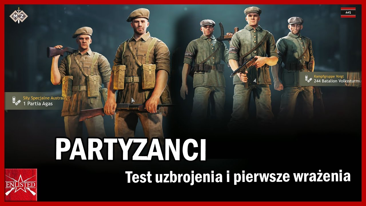 [Enlisted] Test nowej broni aktualizacji: 