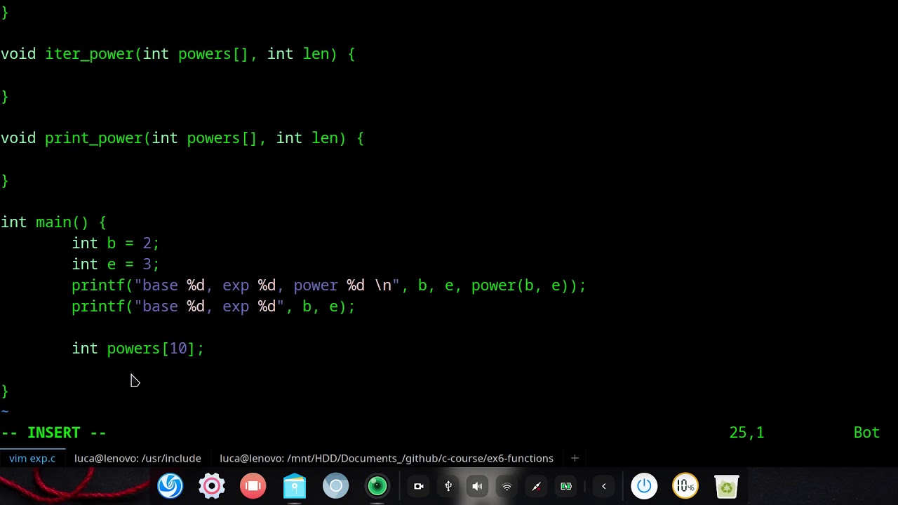 Programmazione in C - #6 funzioni, argomenti, variabili locali e globali