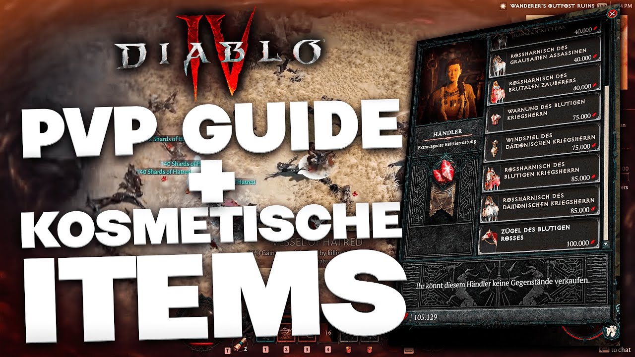 MASSIVER PVP GUIDE für die KOSMETISCHEN Items in Diablo 4 | Steve Bornell