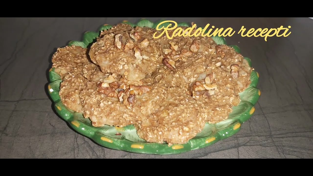 NAJZDRAVIJI KOLAČIĆI/BANANA,JABUKE,OVSENE PAHULJICE ‼️