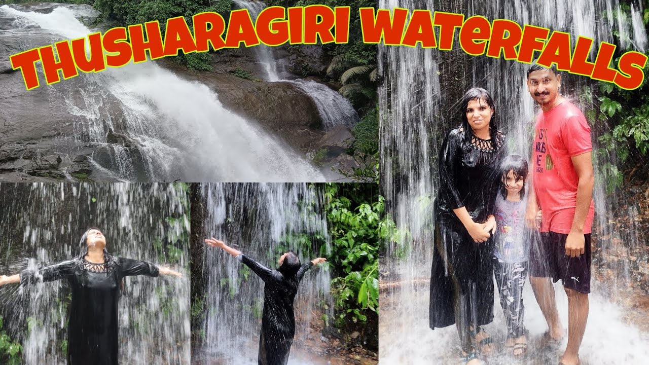 തുഷാരഗിരി വെള്ളച്ചാട്ടത്തിലെ കുളി😍😃#thusharagiri#waterfall