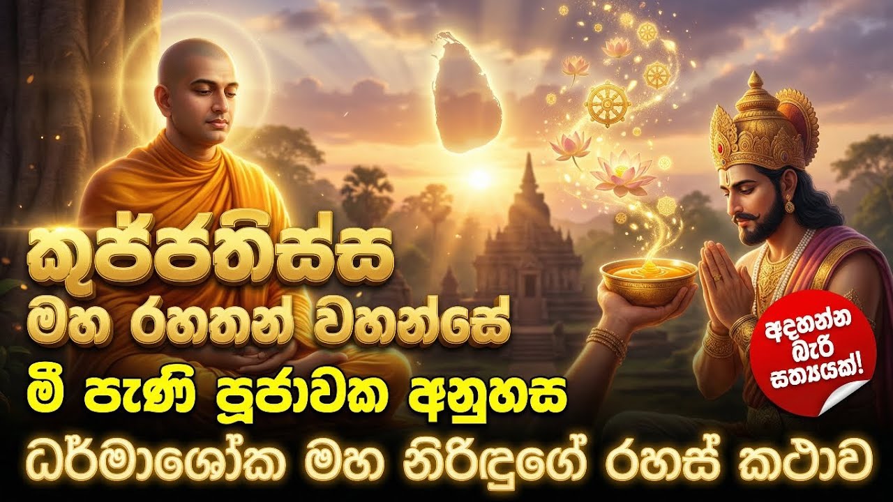 කුජ්ජතිස්ස මහ රහතන් වහන්සේ || Kujjathissa maha rahathan vahanse
