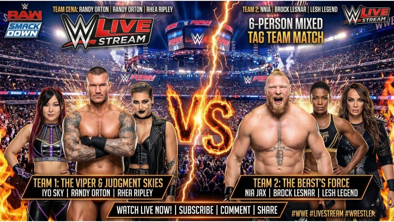 Orton,Ripley&Iyo vs Lesnar,Jax&Lesh Legend 🖤🚜|WWE 2K25 #verticallive #wwe2k25 #shorts