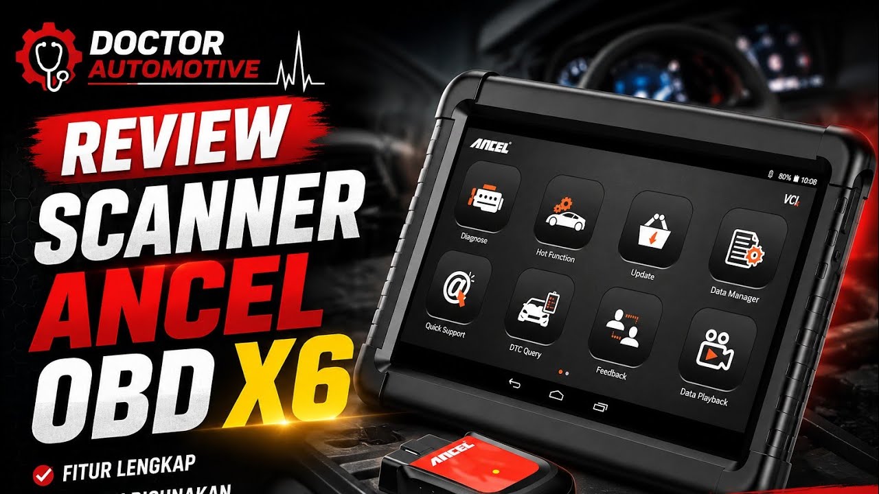 REVIEW SCANNER MOBIL HARGA TERJANGKAU ANCEL X6