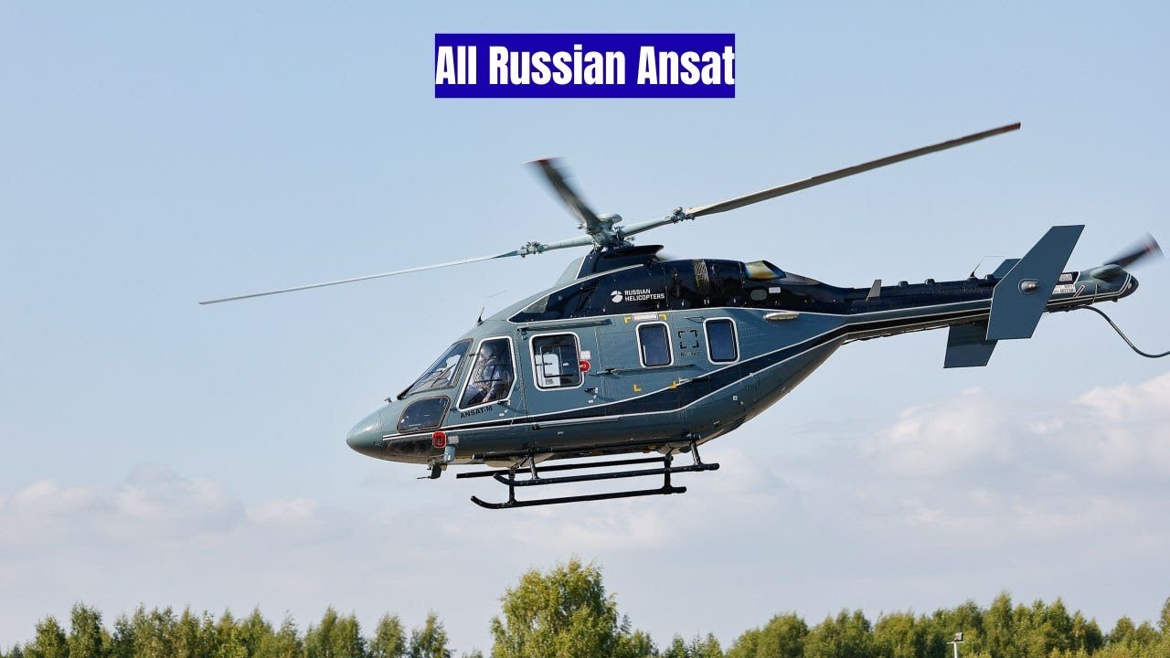 Russia flies Ansat Helicopter with VK-650V Engine for the First Time