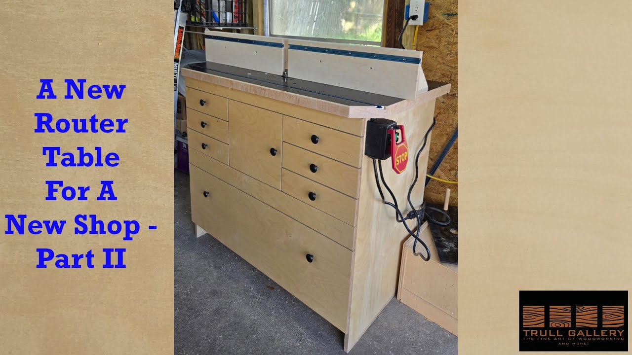 A New Router Table For A New Shop - Part II