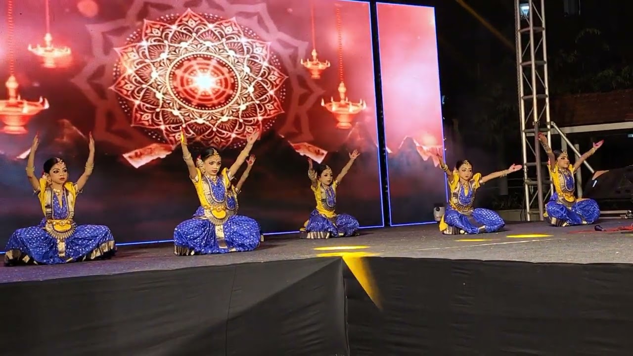 Marvelyn (UKG) in Kids Bharatanatyam performance for DV Nite 2026 @ DD Diamond Valley, Edachira