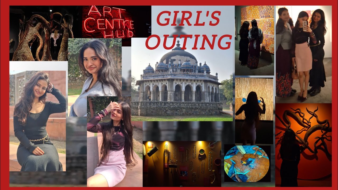 Girl's out in Delhi😍! From Song lines💫💕 to Humayun's Tomb🏛️💞