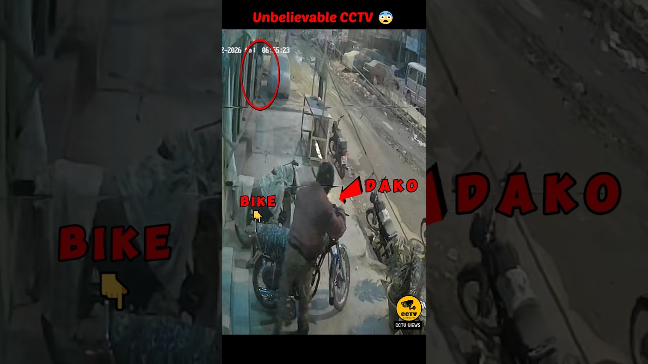 Honda 125 Bike Ly GaYa 😱😳 North Karachi 5c4 #cctvviews #karachi