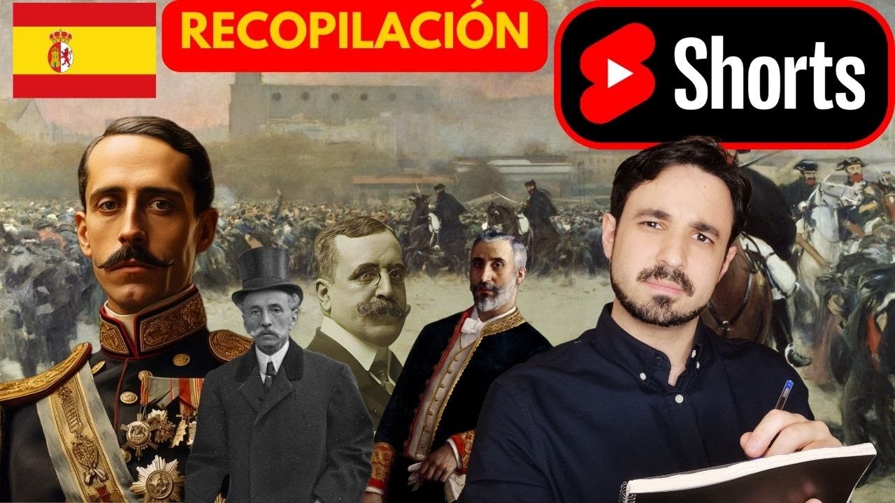 RECOPILACIÓN Shorts. LA CRISIS DE LA RESTAURACIÓN (1898-1923). Historia de España.