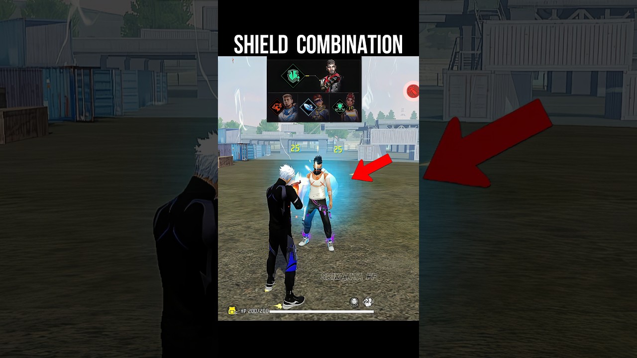 Shield Character Combination 🔥 Best Character Combination Tricks #srikantaff