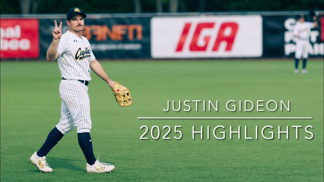 Justin Gideon 2025 Highlights (Quebec Capitales - Frontier League)