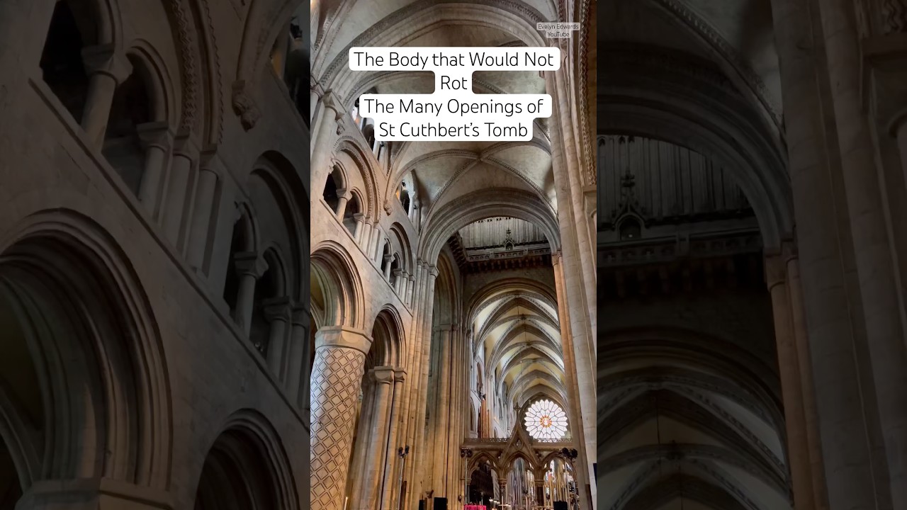 The Tomb of St. Cuthbert- Durham Cathedral #history #taphophile #cathedral