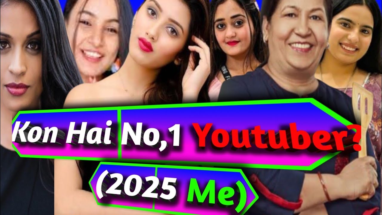 Top10 Most Beautiful Female Youtuber In India(2025)