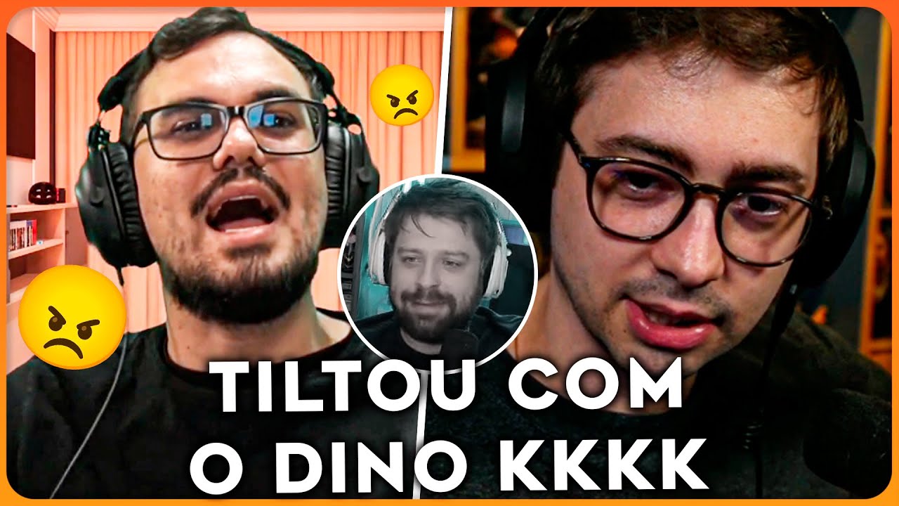 O dia que o Fall TILTOU TOTALMENTE com o Dino KKKKKKKKK