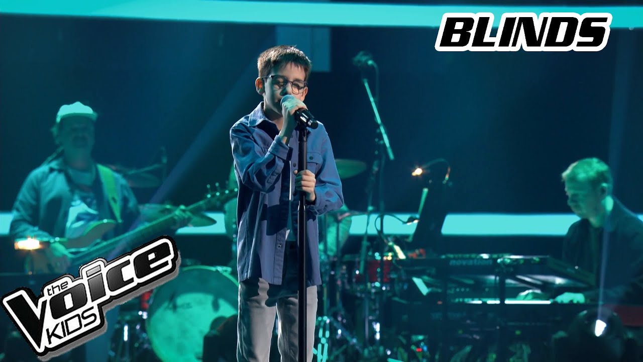Athanasios sings (Lieb Mich) by Ayliva | Blind Auditions | The Voice Kids 2025