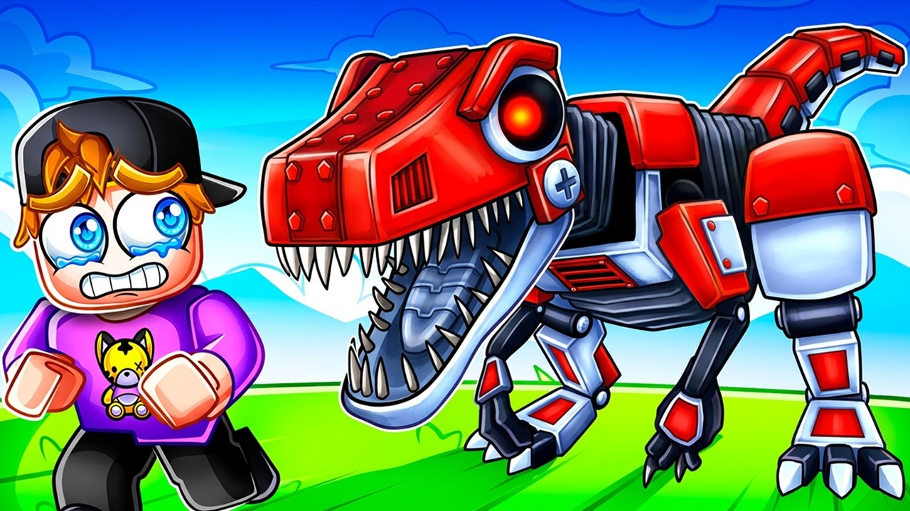 ROBLOX MORPH WORLD *NEW* CYBORG DINOS! (ALL NEW MORPHS UNLOCKED!)