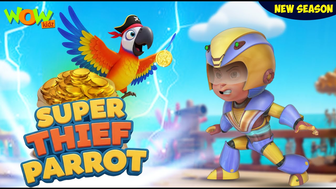 Super Thief Parrot | Vir New Episode | Vir The Robot Boy Hindi Cartoon For Kids #Newseason