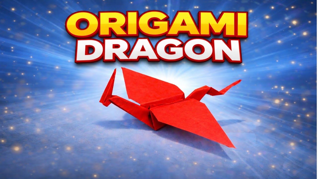 Easy Origami Dragon 🐉 | Paper Dragon Tutorial Step by Step | DIY Paper Craft