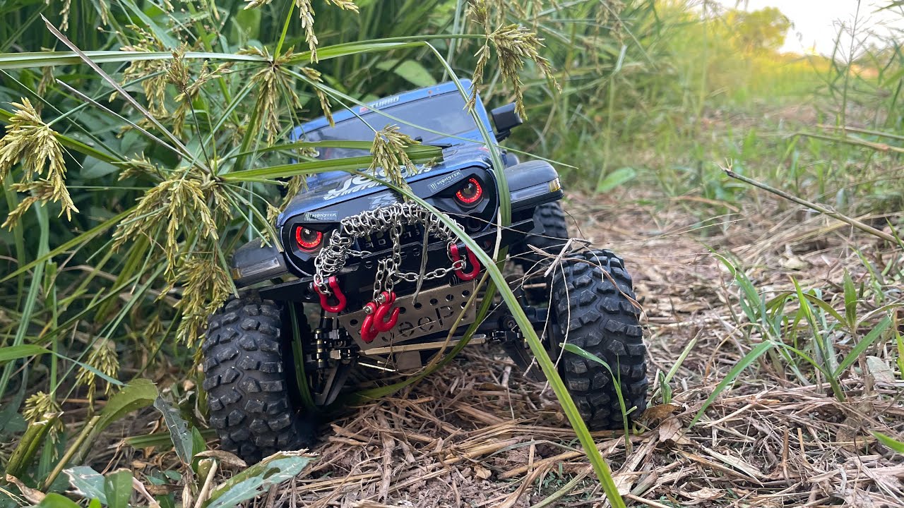 RC Off-Road Crawler vs Wild Grass Jungle | Extreme Mini Jeep Adventure
