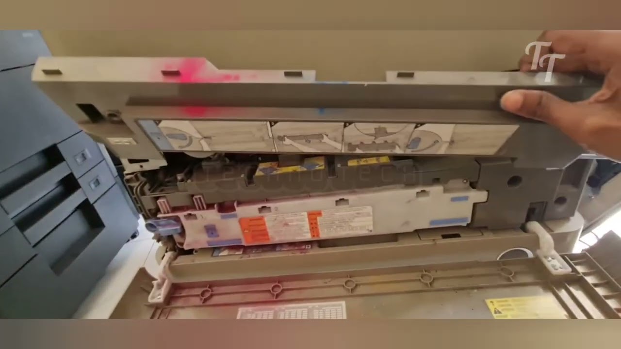 How to remove  Drum unit on Canon IR C5030i,C5035i,C5240i,C5250i Printer