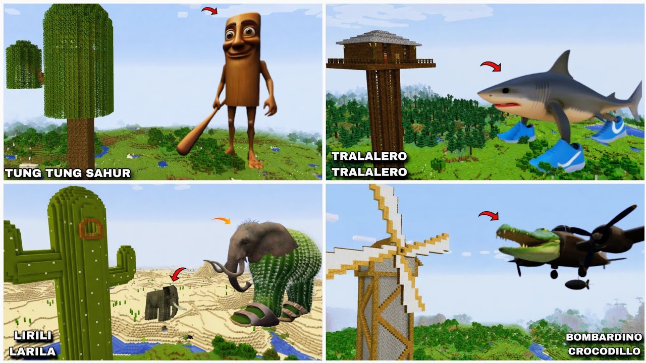 COMPILATION of BEST SHIN GIANT MONSTERS in Minecraft 🐲 | Coffin Meme Gameplay 