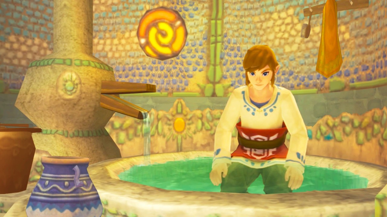 your problems won't find you here... (zelda music & flowing water)