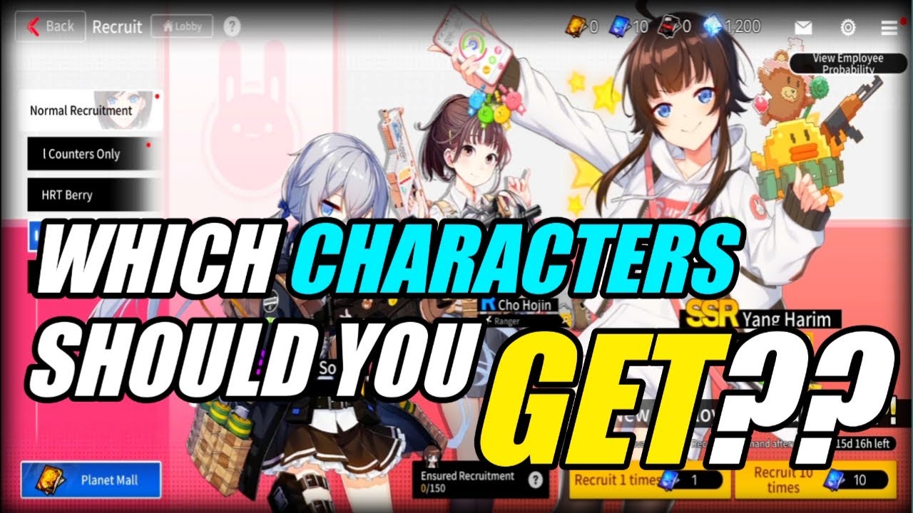 Which Character Is Good? | Counter:Side Tier List And Gacha Guide