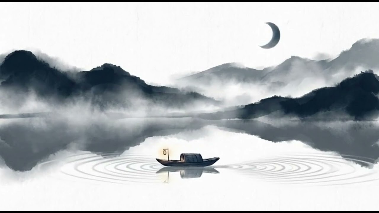 【古琴冥想】1小時深度助眠音樂《寒江月影》｜消除焦慮、靜心禪坐、閱讀背景音｜Traditional Chinese Music for Sleep & Healing