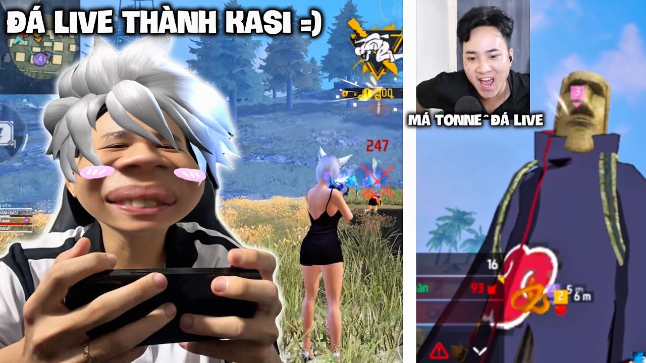 [Free Fire] GIẢ GÁI ĐÁ LIVE THÀNH KASI NHƯNG BỊ TONNE^ ĐÁ DÍ DÍ KHÓC LUÔN